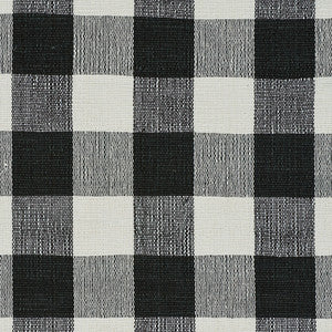 Barnes Performance Check Black 77552 by Schumacher Designer Fabric