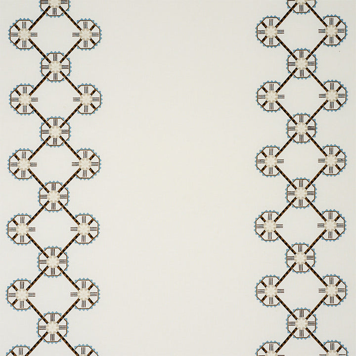 Chamizal Embroidery Neutral & Sky 77600 by Schumacher Fabric Schumacher Fabric Chamizal Embroidery Neutral & Sky 77600Fabric LINEN 52% INDIA </p><p>Repeat: H: HORZ. 28 1/2" (72CM) , V: VERT. 7 1/2" (19CM) 55 - Fabric Carolina -