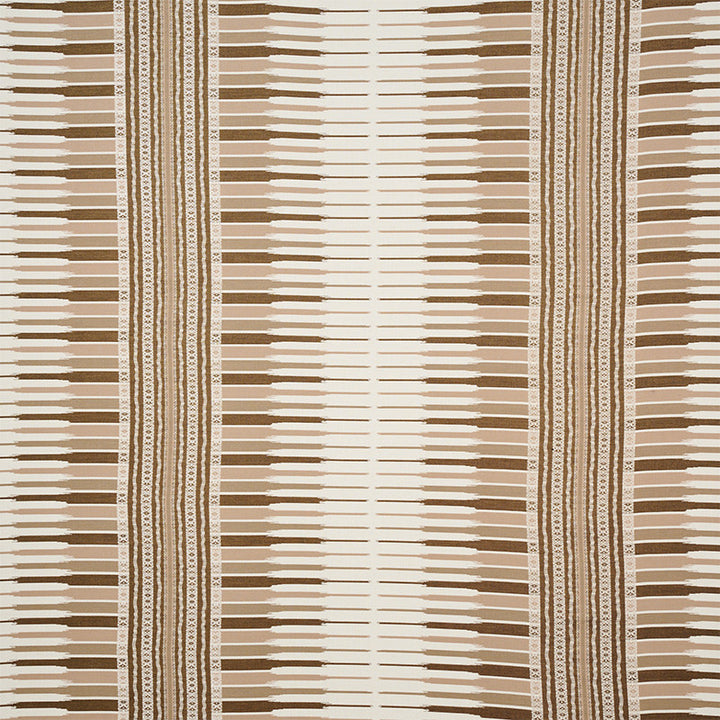 Atchison Neutral 77611 by Schumacher Designer Fabric TRUE WEST COTTON 92% LUREX 8% INDIA MARTINDALE 15,000 </p><p>Repeat: Horizontal: 27" (69CM) and Vertical: 2 3/4" (7CM) 54 - Swanky Fabrics -
