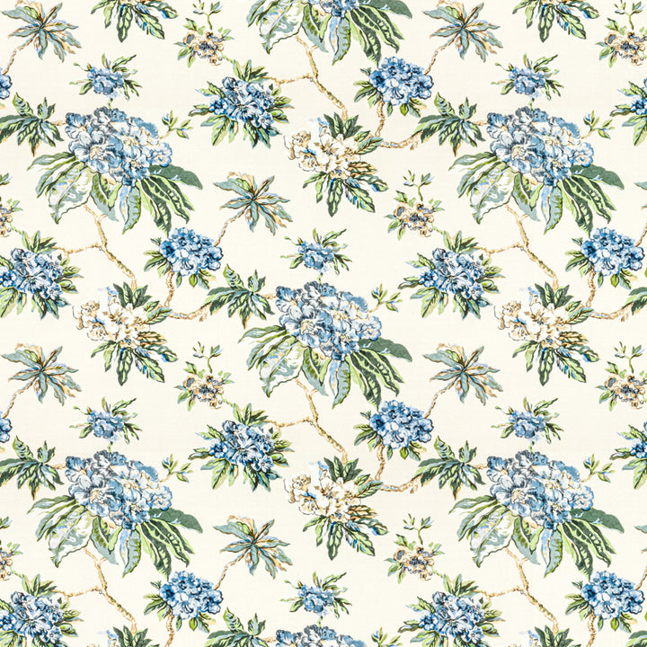 7811-2 Wilton Ocean by Bassett Mcnab Designer Fabric BASSETT MCNAB SIGNATURE 100%COT THAILAND Horizontal: 27 and Vertical: 22 54 in - Swanky Fabrics -