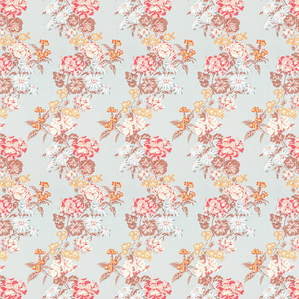 7815-17 Summer Garden Cloud by Bassett Mcnab Designer Fabric BASSETT MCNAB ORIGINS 100%LIN USA Horizontal: 26.5 and Vertical: 13.5 54 in - Swanky Fabrics -