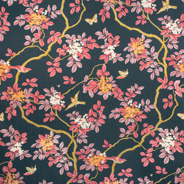7820-10 Birds And Butterfly Nightfall by Bassett Mcnab Fabric Bassett Mcnab Fabric 7820-10 Birds And Butterfly NightfallFabric BASSETT MCNAB ORIGINS USA </p><p>Repeat: H: 48.000, V: 49.000 48 in - Fabric Carolina -