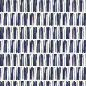 7823-4 Sticks Navy by Aoc Designer Fabric