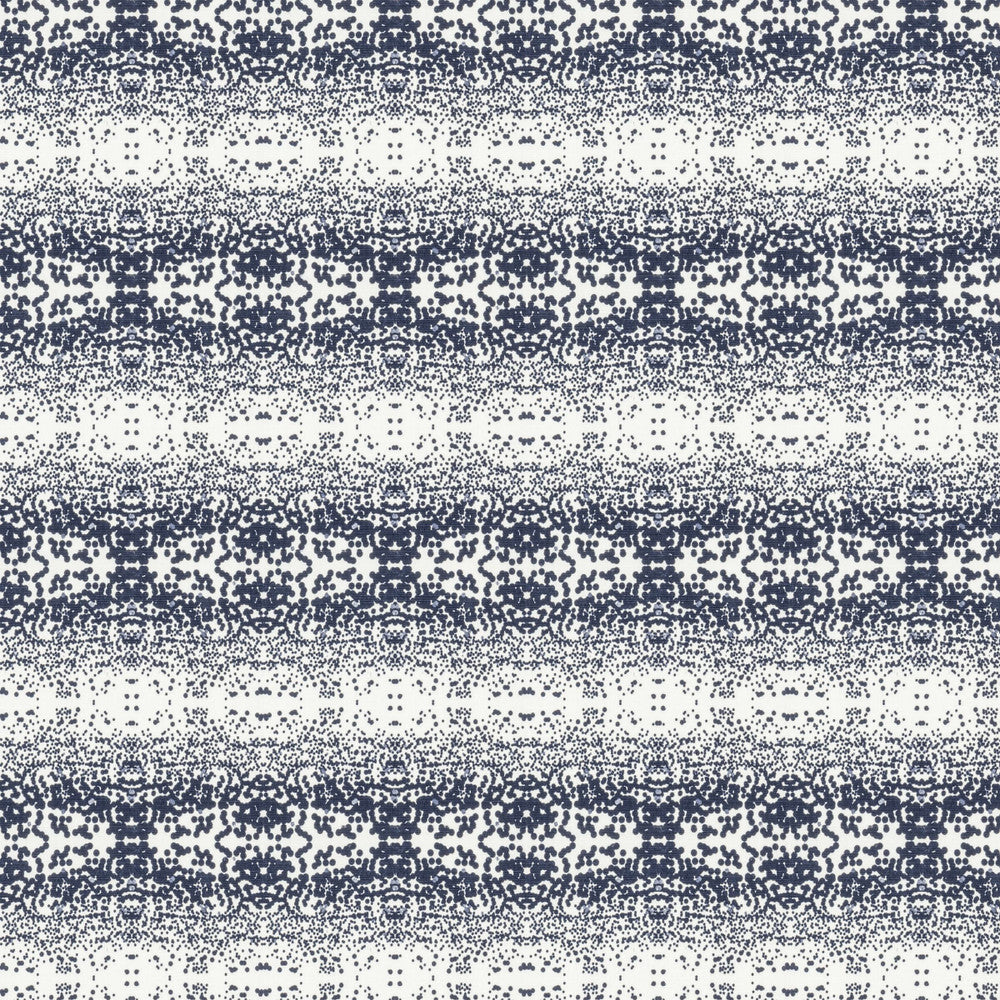 7824-1 Stardust Navy by Aoc Designer Fabric HARBOR VIEW VICTORIA LARSON SHOWROOM 50%COT 50%LIN USA MARTINDALE WEAR TEST (30 000 CIRCULAR RUBS) Horizontal: 8.000 and Vertical: 8.375 57 in - Swanky Fabrics -