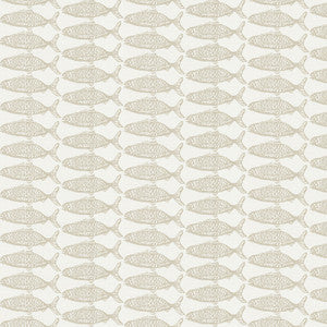 7826-1 School Of Fish Grey by Aoc Designer Fabric