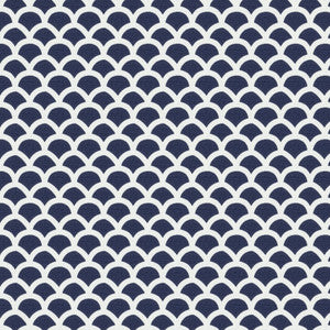 7827-3 St Barths Gate Navy by Aoc Designer Fabric