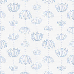 7843 Tulips 2 Moonstone by Aoc Designer Fabric