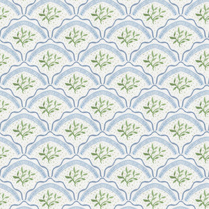 7845 Vine Scallop 2 Spring by Aoc Designer Fabric