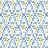7848 Scallop Floral 3 Denim by Aoc Designer Fabric