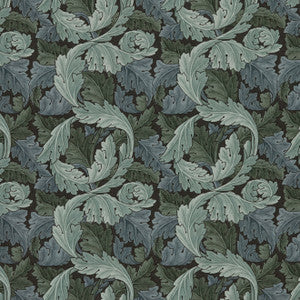 7859 Acanthus 3 Ink by Wmah Designer Fabric
