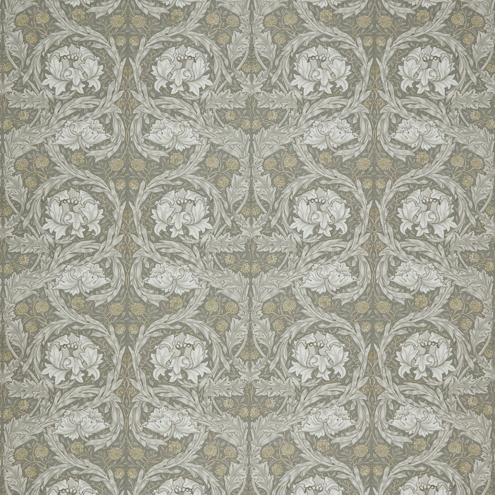 7860 African Marigold 3 Cement by Wmah Fabric Wmah Fabric 7860 African Marigold 3 CementFabric WILLIAM MORRIS AT HOME KELMSCOTT GARDENS VOL 2 100%COT SPAIN </p><p>Repeat: H: 27.500, V: 16.125 55 in - Fabric Carolina -
