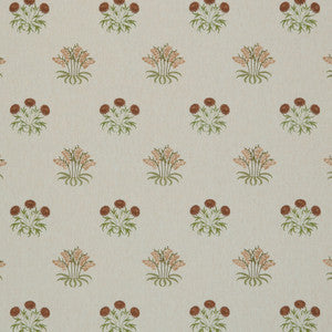 7862 Lilyflower Embroidery 1 Pepper by Wmah Designer Fabric
