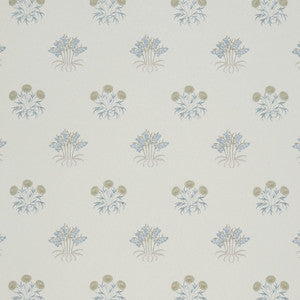 7862 Lilyflower Embroidery 4 Spray by Wmah Designer Fabric
