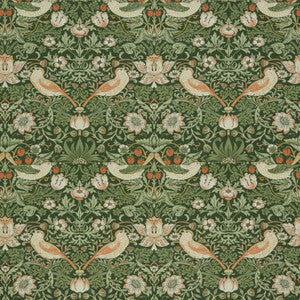 7866 Strawberry Thief 2 Chive by Wmah Designer Fabric