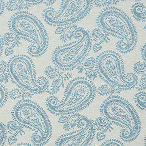 Milena Paisley Sky 78721 by Schumacher Designer Fabric