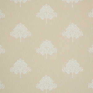 7875 Marigold Tree Embroidery 1 Natural by Wmah Designer Fabric