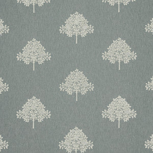 7875 Marigold Tree Embroidery 4 Slate by Wmah Designer Fabric