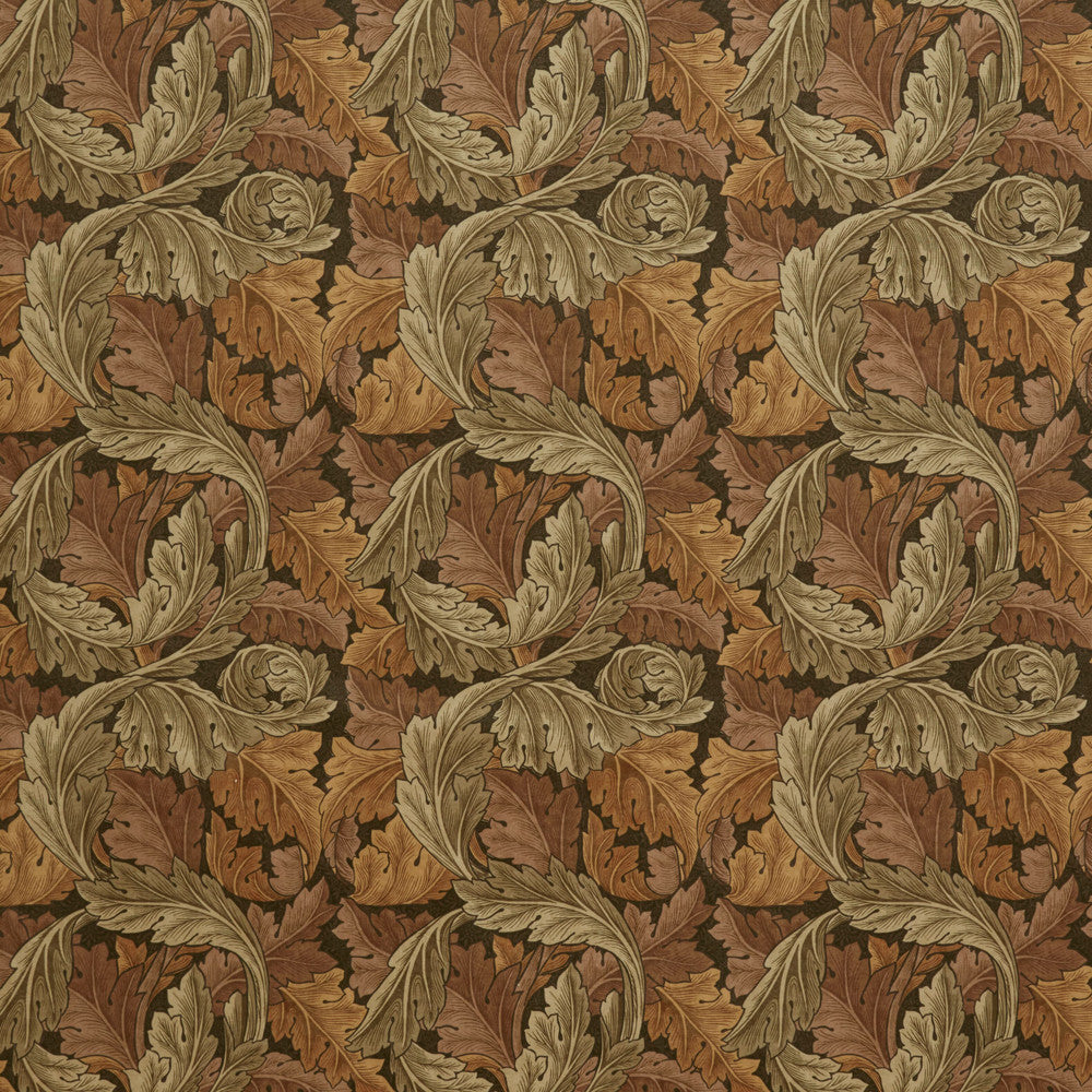 7878 Acanthus Velvet 1 Clove by Wmah Fabric Wmah Fabric 7878 Acanthus Velvet 1 CloveFabric WILLIAM MORRIS AT HOME KELMSCOTT GARDENS VOL 1 100%POL TURKEY </p><p>Repeat: H: 13.500, V: 16.875 54 in - Fabric Carolina -