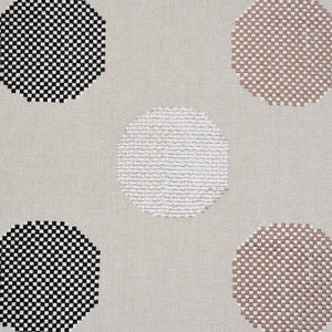 Hansen Embroidery Neutral 78940 by Schumacher Designer Fabric