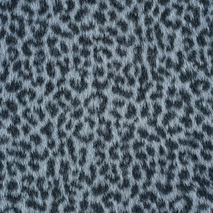 Lilya Leopard Grey 78961 by Schumacher Designer Fabric