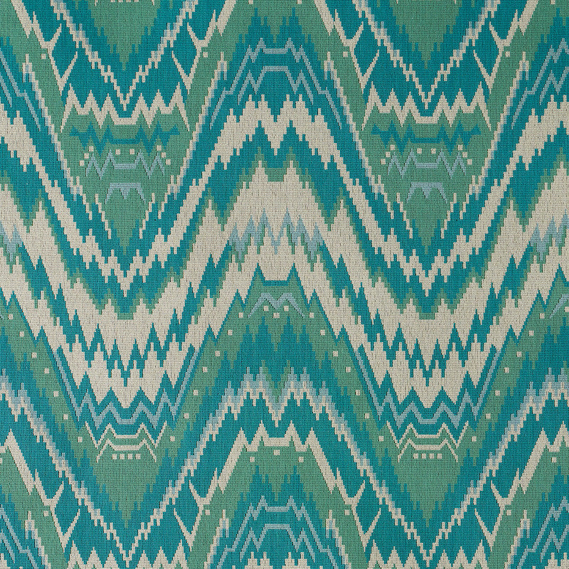 Tauride Epingle Peacock 79042 by Schumacher Fabric Schumacher Fabric Tauride Epingle Peacock 79042Fabric COTTON 91% BELGIUM </p><p>Repeat: H: HORZ. 13 3/4" (35CM) , V: VERT. 21" (53CM) 54 - Fabric Carolina -