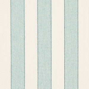 Blumont Stripe Indoor/Outdoor Aqua 79053 by Schumacher Designer Fabric