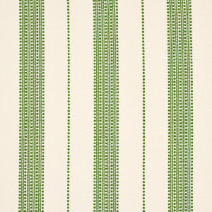 Lubeck Stripe Green 79093 by Schumacher Designer Fabric