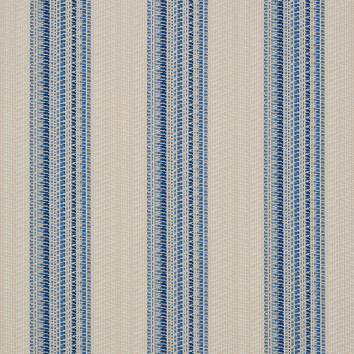 Bendita Stripe Indoor/Outdoor Blue 79153 by Schumacher Fabric Schumacher Fabric Bendita Stripe Indoor/Outdoor Blue 79153Fabric ACRYLIC 100% FRANCE </p><p>Repeat: H: HORZ. 6 3/4" (17CM), V: 54" (137CM) - Fabric Carolina -