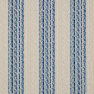 Bendita Stripe Indoor/Outdoor Blue 79153 by Schumacher Designer Fabric