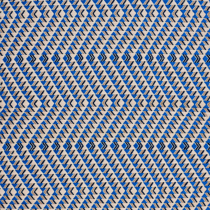 Amates Hand Woven Brocade Ocean 79222 by Schumacher Designer Fabric A RUM FELLOW BROCADES See Sample GUATEMALA LIGHT DURABILITY </p><p>Repeat: Horizontal: 1" (3CM) and Vertical: 7 1/2" (19CM) 19" (48CM) - Swanky Fabrics -