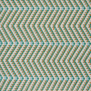Amates Hand Woven Brocade Duck Egg 79224 by Schumacher Designer Fabric