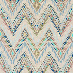 Coyolate Hand Woven Brocade Arctic 79242 by Schumacher Designer Fabric