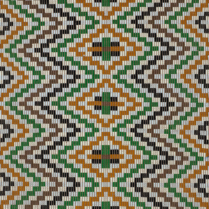 Izapa Hand Woven Brocade Jewel 79251 by Schumacher Designer Fabric A RUM FELLOW BROCADES COTTON 100% GUATEMALA </p><p>Repeat: Horizontal: 19" (48CM) and Vertical: 4 3/4" (12CM) 19 - Swanky Fabrics -