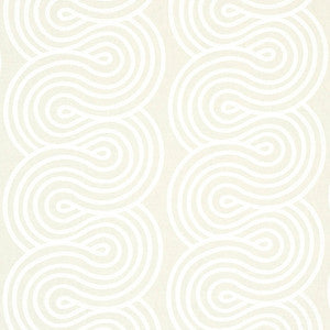 Giraldi Embroidery Natural 79342 by Schumacher Designer Fabric