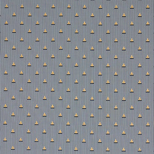 Ludus Stripe Black 79360 by Schumacher Designer Fabric