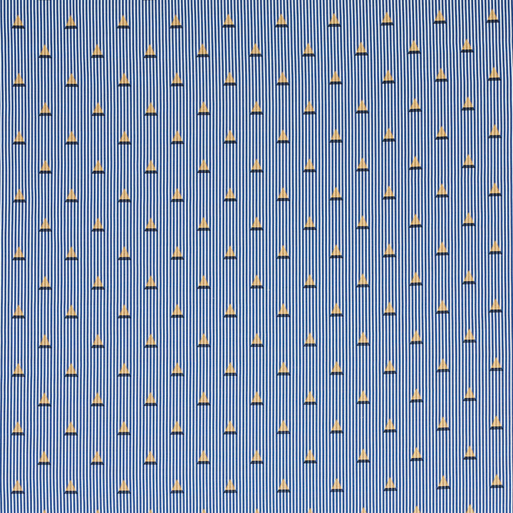 Ludus Stripe Blue 79361 by Schumacher Designer Fabric MISTERIOSO VISCOSE 51% POLYESTER 49% INDIA </p><p>Repeat: Horizontal: 3" (8CM) and Vertical: 3 3/8" (9CM) 56.25 - Swanky Fabrics -
