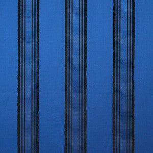 Senza Satin Stripe Cobalt 79450 by Schumacher Designer Fabric