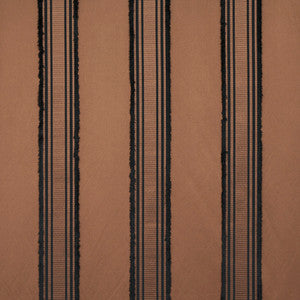 Senza Satin Stripe Brown 79451 by Schumacher Designer Fabric
