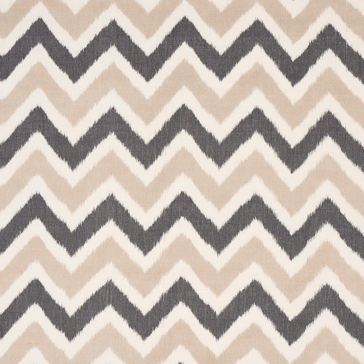 Vedado Ikat Neutral 79462 by Schumacher Designer Fabric HAPPY TOGETHER II COTTON 100% INDIA </p><p>Repeat: Horizontal: 5" (13CM) and Vertical: 6" (15CM) 53 - Swanky Fabrics -