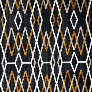 Kyoto Trellis Soot 79530 by Schumacher Designer Fabric