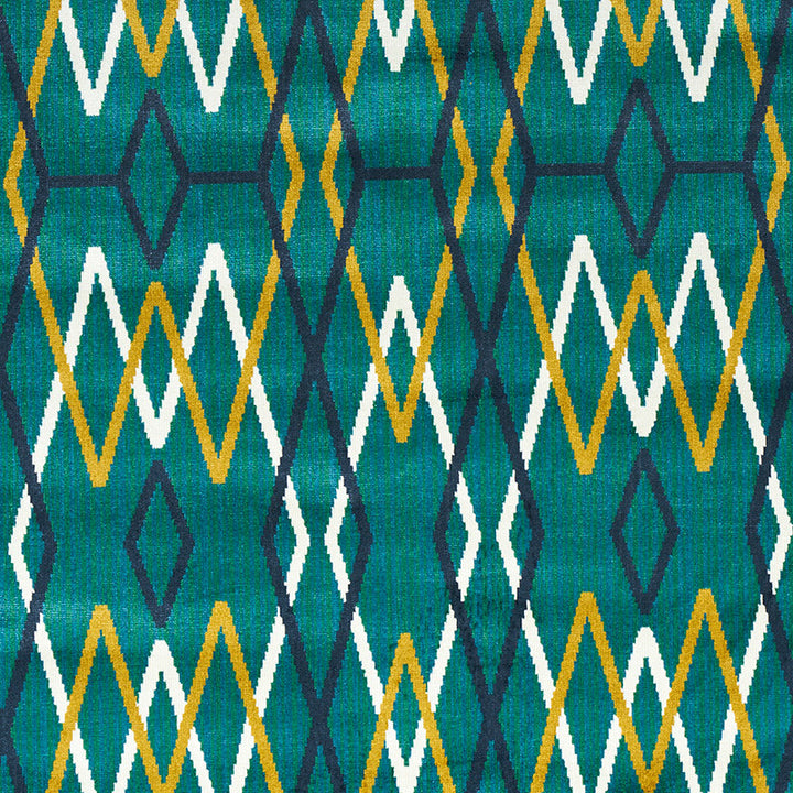 Kyoto Trellis Emerald 79531 by Schumacher Fabric Schumacher Fabric Kyoto Trellis Emerald 79531Fabric VISCOUS 80% BELGIUM </p><p>Repeat: H: HORZ. 20" (51CM) , V: VERT. 13 3/8" (34CM) 53.5 - Fabric Carolina -