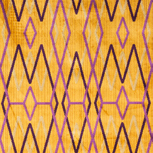 Kyoto Trellis Saffron 79532 by Schumacher Designer Fabric