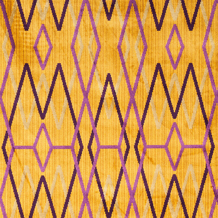 Kyoto Trellis Saffron 79532 by Schumacher Fabric Schumacher Fabric Kyoto Trellis Saffron 79532Fabric VISCOUS 80% BELGIUM </p><p>Repeat: H: HORZ. 20" (51CM) , V: VERT. 13 3/8" (34CM) 53.5 - Fabric Carolina -