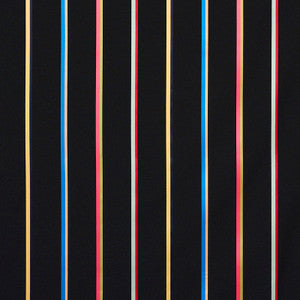 Larivey Stripe Charcoal 79561 by Schumacher Designer Fabric
