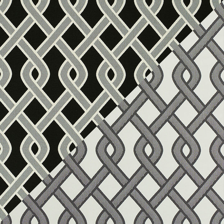 Cleo Trellis Indoor/Outdoor Black 79571 by Schumacher Fabric Schumacher Fabric Cleo Trellis Indoor/Outdoor Black 79571Fabric POLYOLEFIN 100% UNITED STATES OF AMERICA </p><p>Repeat: H: HORZ. 4 1/2" (11CM) , V: VERT. 9" (23CM) 54 - Fabric Carolina -