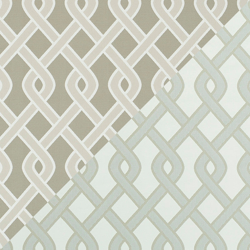 Cleo Trellis Indoor/Outdoor Neutral 79572 by Schumacher Designer Fabric INDOOR/OUTDOOR PRINTS & WOVENS V See Sample UNITED STATES OF AMERICA MEDIUM DURABILITY </p><p>Repeat: Horizontal: 4 1/2" (11CM) and Vertical: 9" (23CM) 54" (137CM) - Swanky Fabrics -