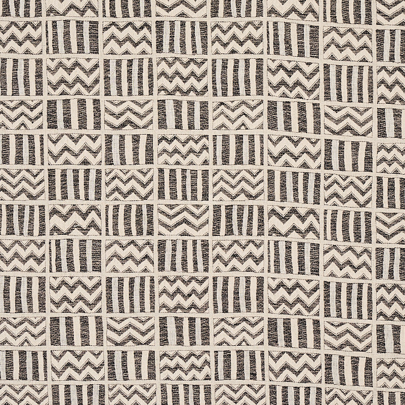 Kudu Black 79760 by Schumacher Fabric Schumacher Fabric Kudu Black 79760Fabric LINEN 100% ITALY </p><p>Repeat: H: HORZ. 13 2/3" (35CM), V: VERT. 13 2/3" (35CM) 55 - Fabric Carolina -