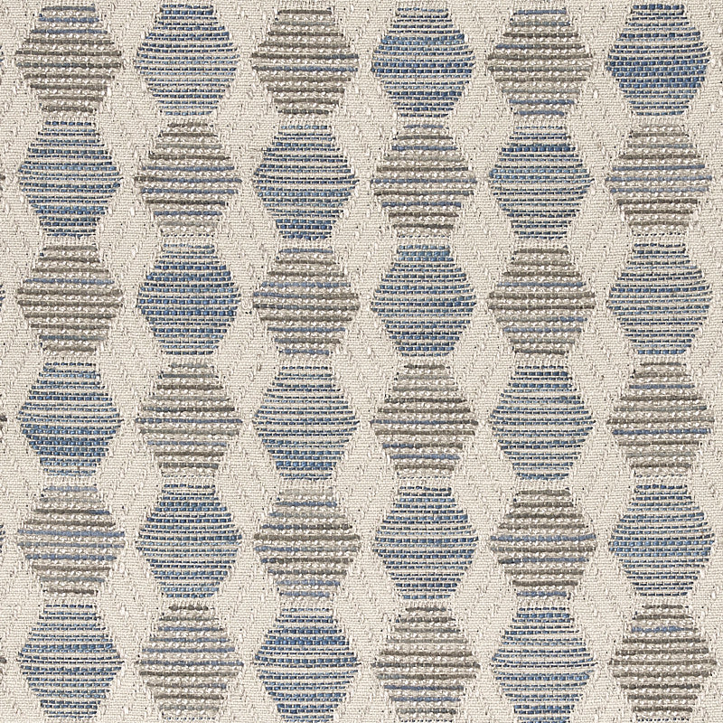 Coquina Performance Blue 79840 by Schumacher Fabric Schumacher Fabric Coquina Performance Blue 79840Fabric VISCOSE 55% ITALY </p><p>Repeat: H: HORZ. 1 2/5" (3CM) , V: VERT. 3" (8CM) 55 - Fabric Carolina -