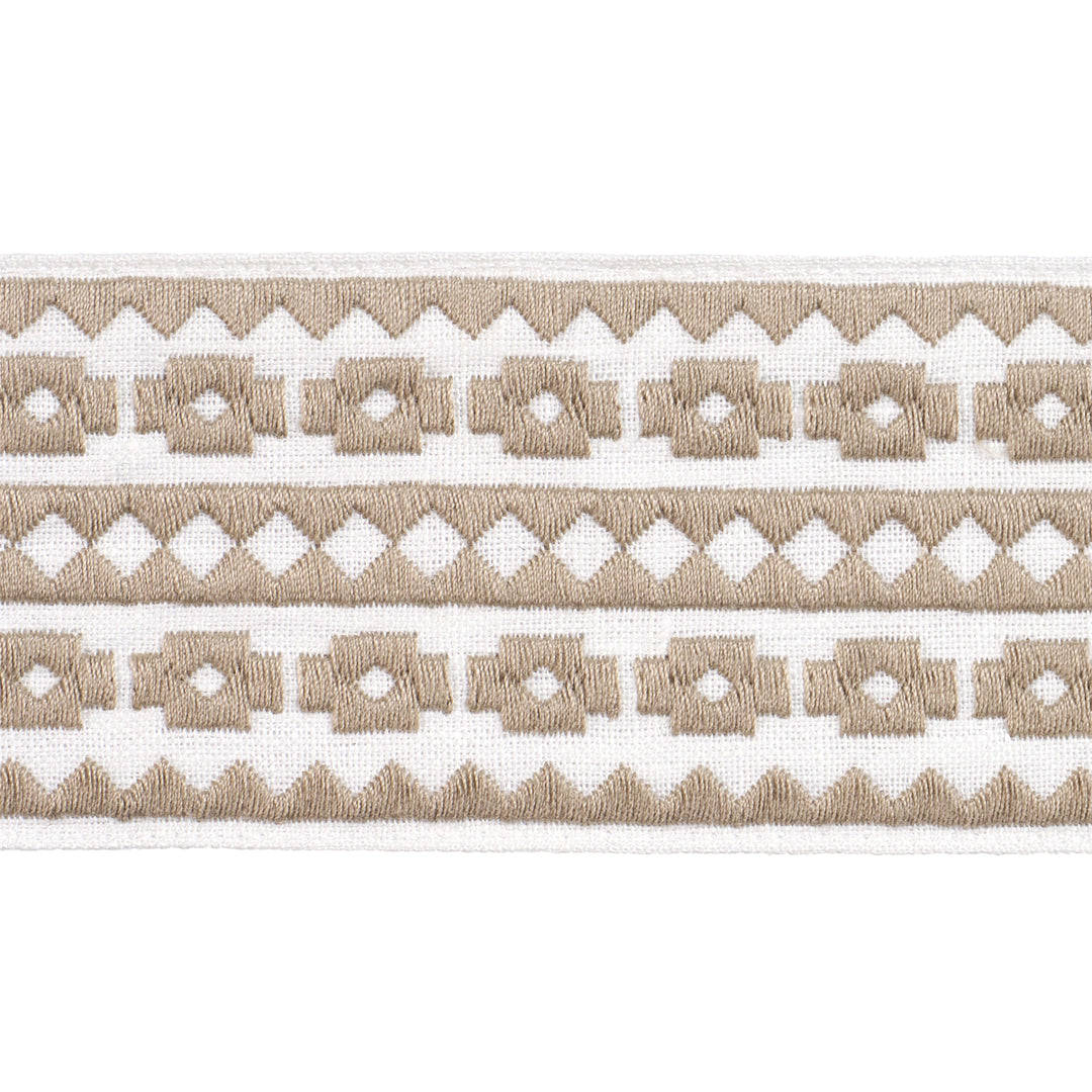 Talitha Tape Birch 79922 by Schumacher Designer Trim