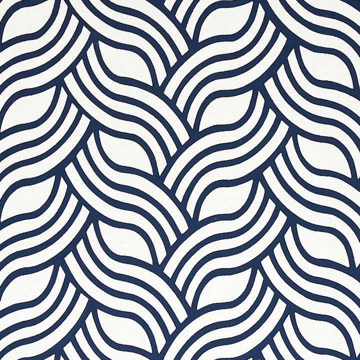 Sangomar Applique Navy 79951 by Schumacher Fabric Schumacher Fabric Sangomar Applique Navy 79951Fabric LINEN 73% INDIA </p><p>Repeat: H: HORZ. 17 1/2" (44CM), V: VERT. 7 1/2" (19CM) 54 - Fabric Carolina -